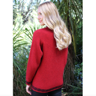 Lothlorian - Motif Zip Cardigan Red