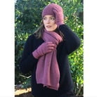 Lothlorian - Merino & Possum Turnback Scarf (9732)Orchid