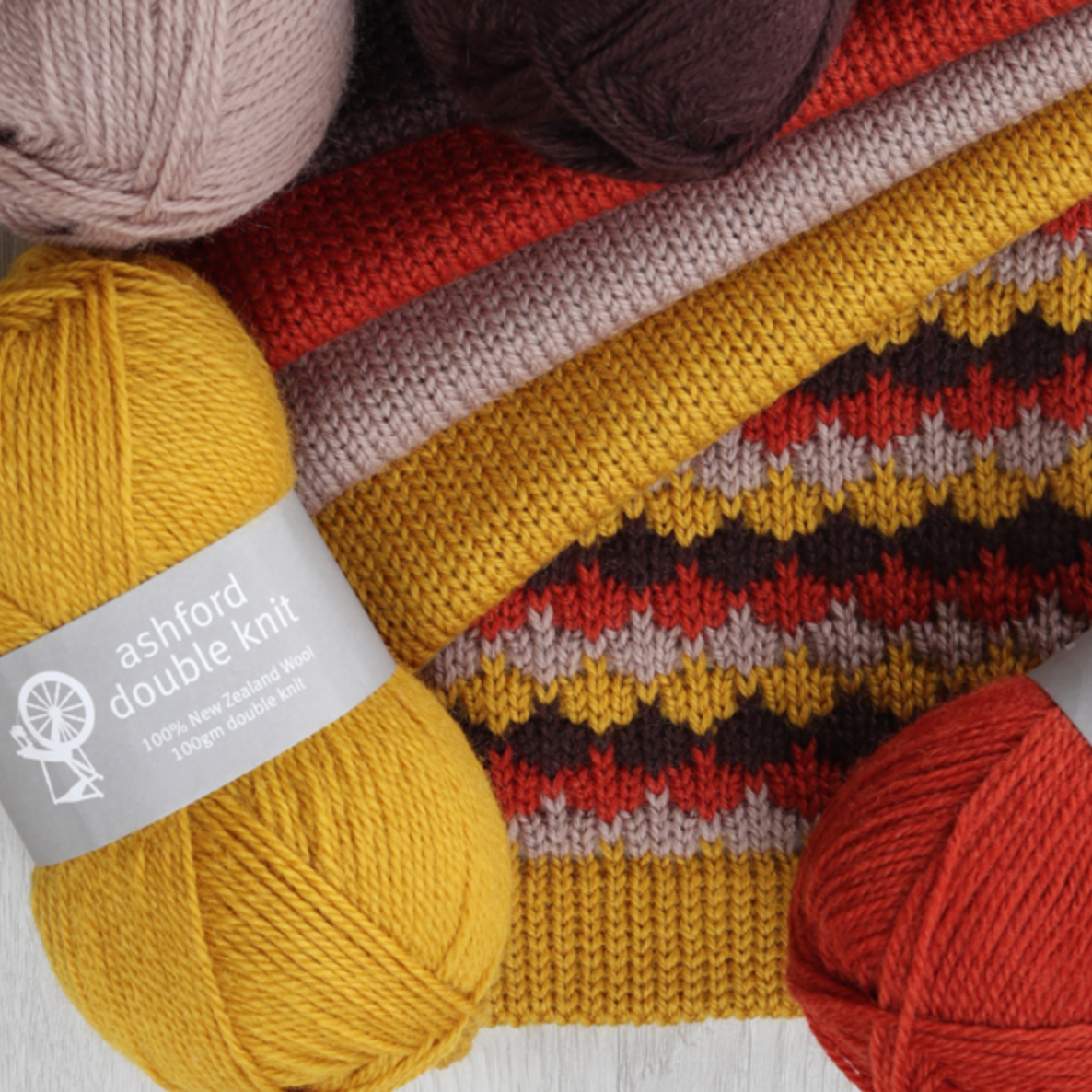 Ashford Double Knit 100g Yarn (ADK)