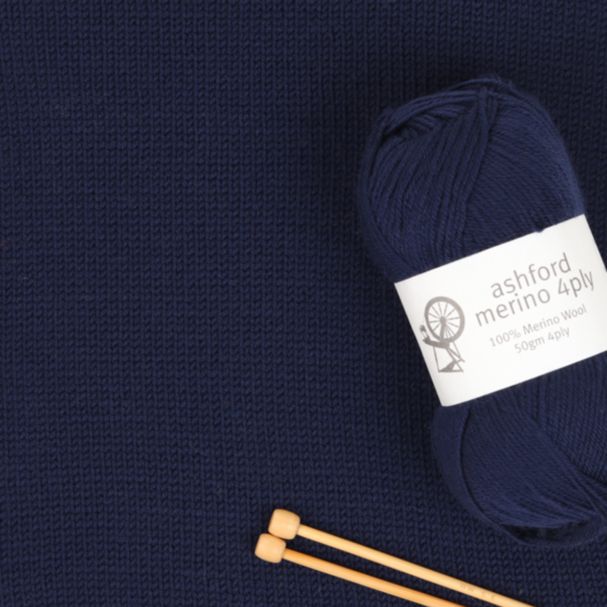 Ashford Merino 4PLY 50g Yarn Old Navy