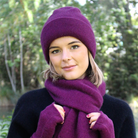 Lothlorian - Plain Beanie (9903)Berry