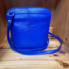 Baron & Burton - Small Genuine Leather Handbag (23822) Cobalt