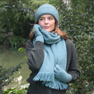 Lothlorian Plain Set (Beanie + Scarf) (9903+9905)Sage