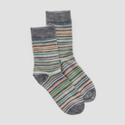 Norsewear - Ladies Fine Line Merino Stipe Sock (NW1020)Grey