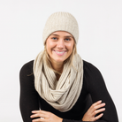 Native World - Merino & Possum Ribbed Beanie (NX480) Natural