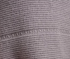 Close up of Country Laine - Merino Waffle Vest (CL0062) in the colour Silver.