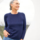Royal Merino - 100% Merino Classic Crew (RM2050CR) Light Navy.