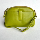 Baron - Leather Oval Top Twin Handbag (Baron2556)Car Green