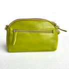 Baron - Leather Oval Top Twin Handbag (Baron2556)Car Green
