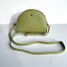 Baron - Leather Shell Shape Handbag (2562)Sage