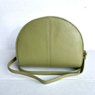 Baron - Leather Shell Shape Handbag (2562)Sage