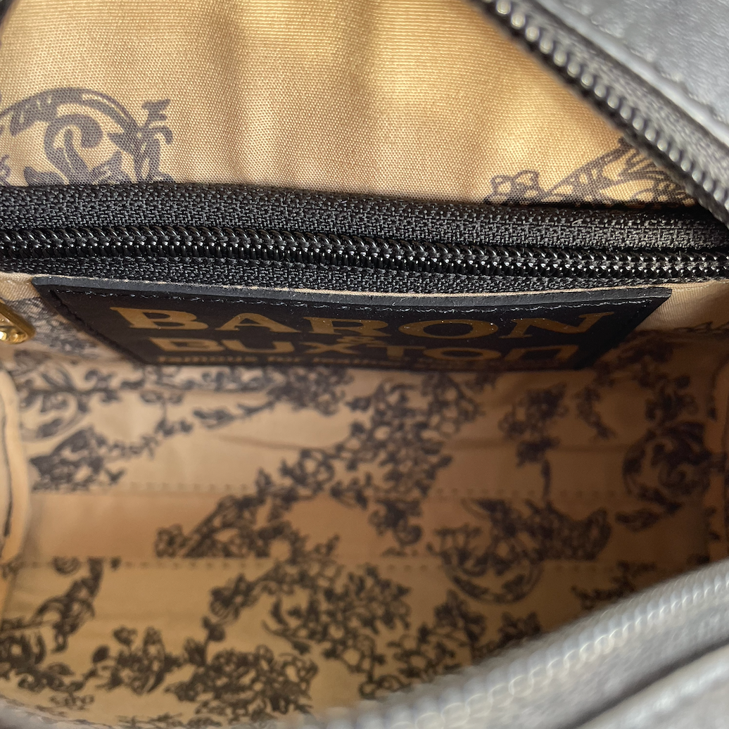 Baron - Leather Shell Shape Handbag (2562)Black