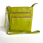 Baron - Leather Medium Handbag (2545)Car green