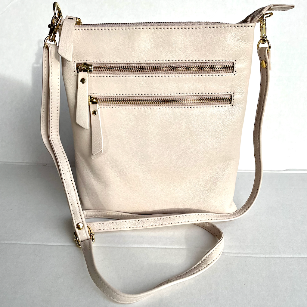 Baron - Leather Medium Handbag (2545)Tapioca