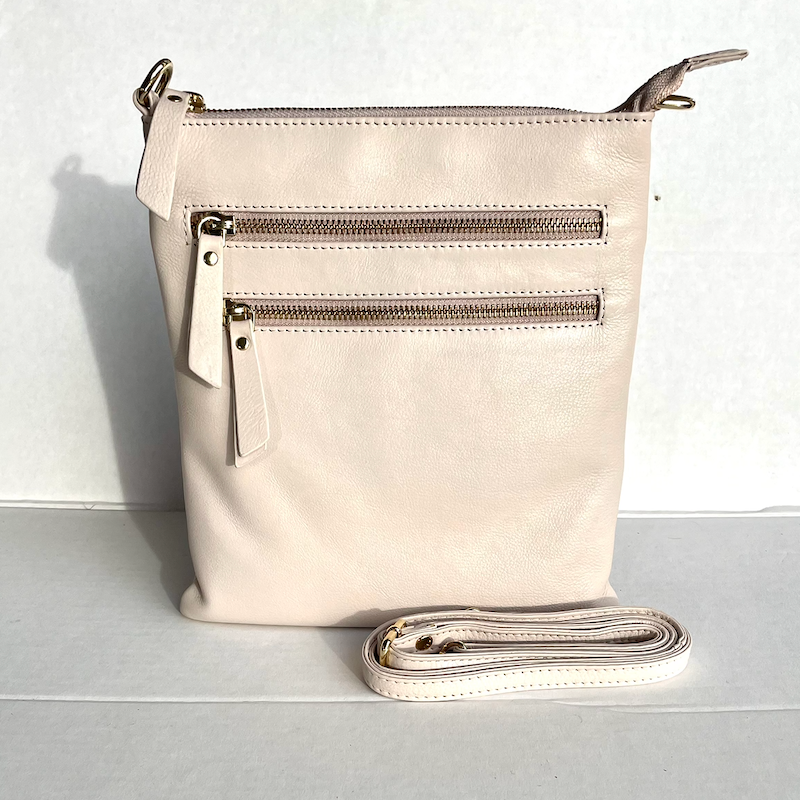Baron - Leather Medium Handbag (2545)Tapioca