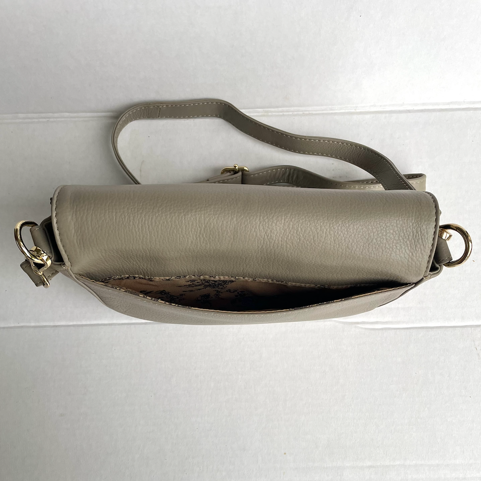 Baron Bags - Leather Half Moon Handbag (2563)