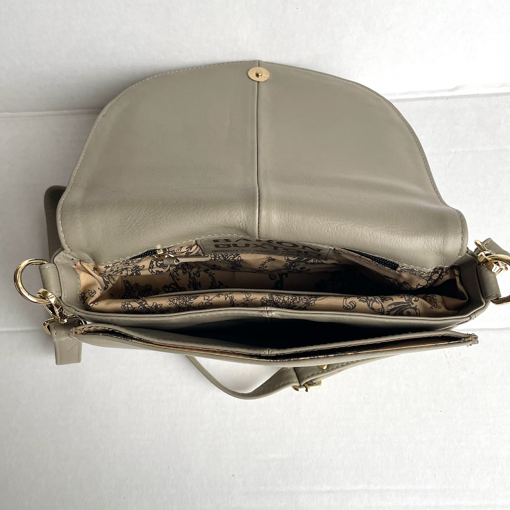 Baron Bags - Leather Half Moon Handbag (2563)