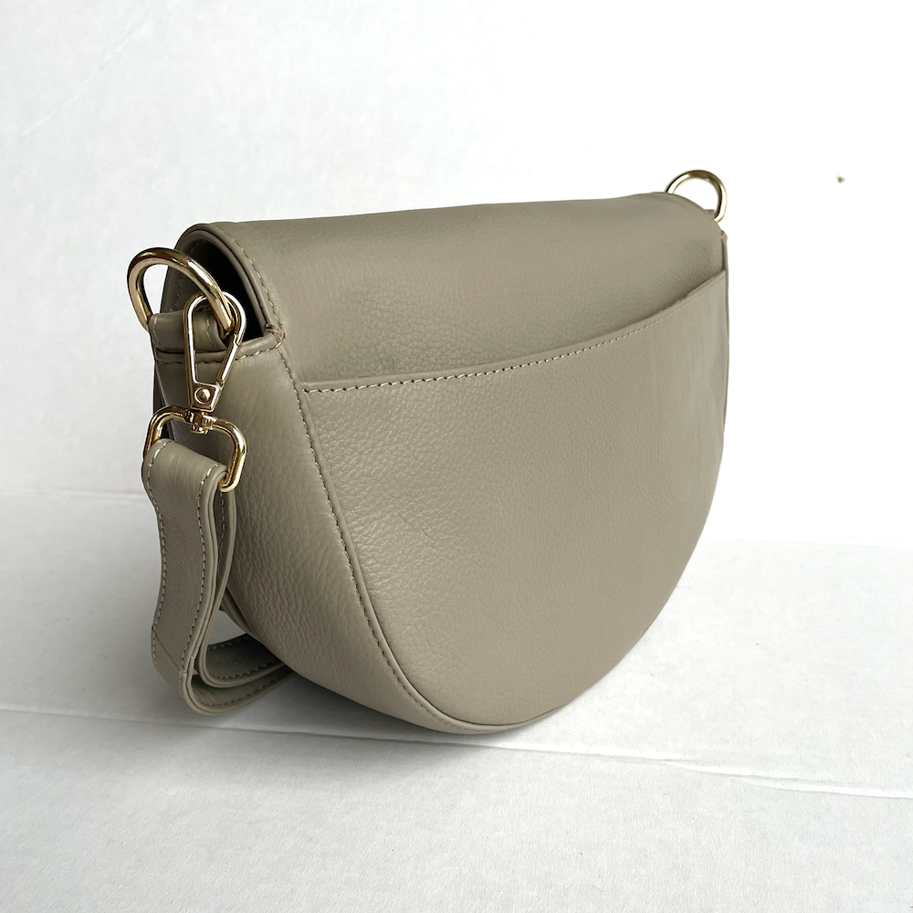 Baron Bags - Leather Half Moon Handbag (2563)