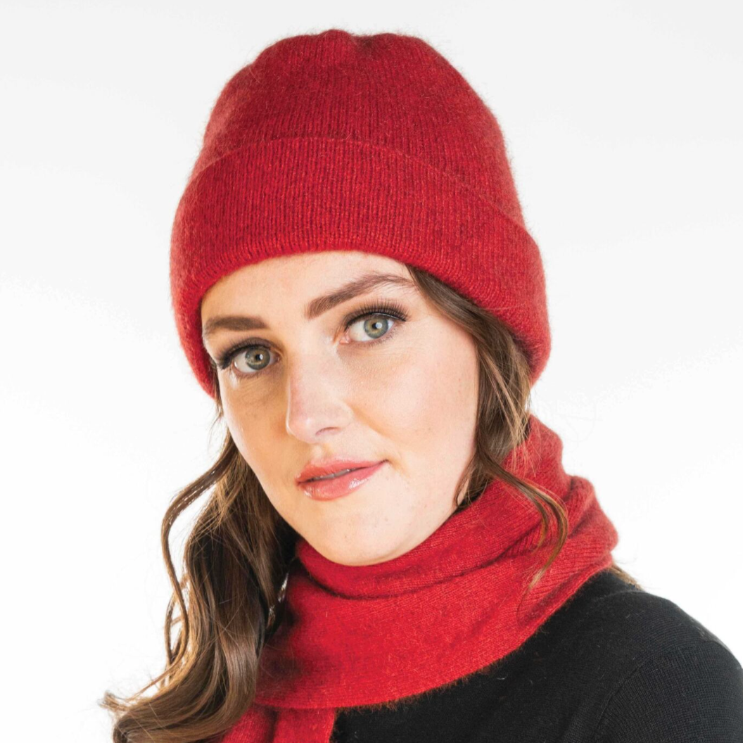 Koru - Merino & Possum Plain Beanie (KO159)Rata