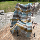 Klippan - Lambswool and Gotland Multi Throw Turquoise