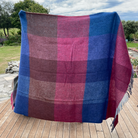 Klippan - Lambswool and Gotland Check Throw Mauve