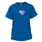 Tussock Ridge Merino - Merino Kids Loveheart Tee (MK130)Ocean
