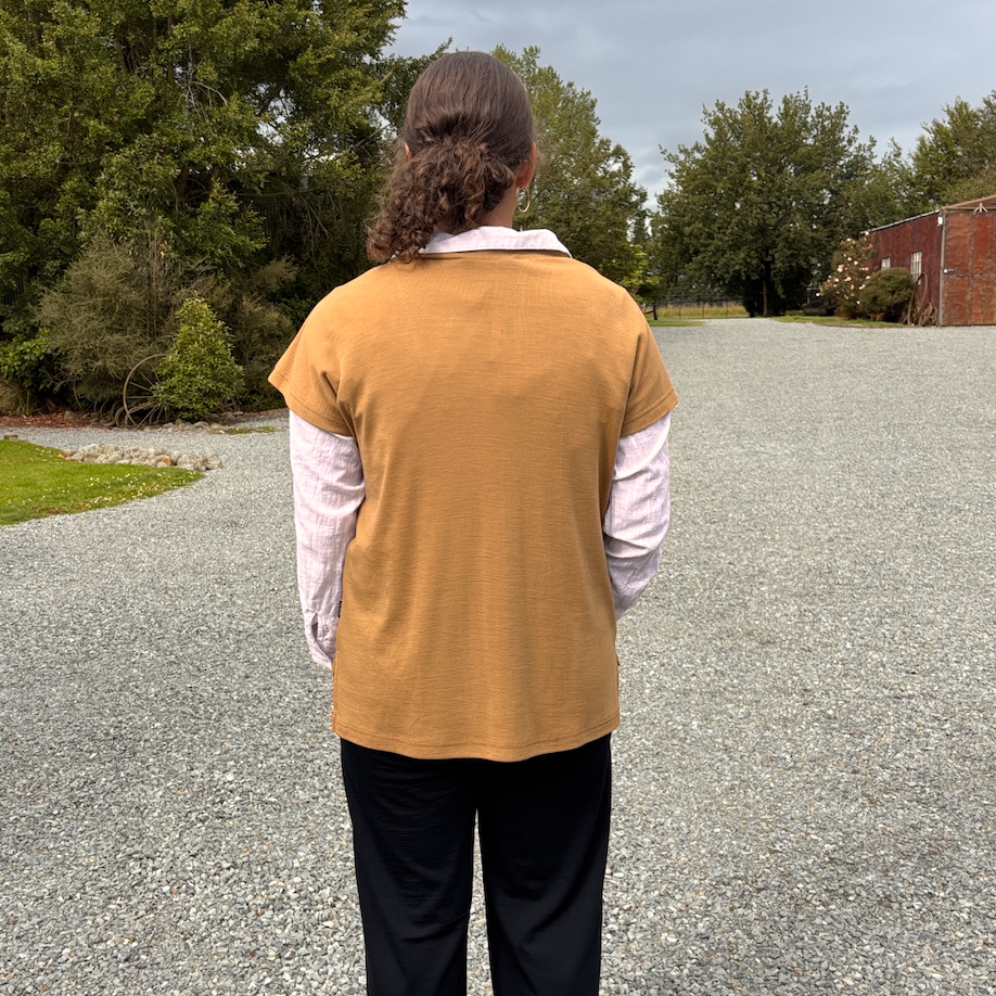 Bay Road Merino - Sonnet Tee (BR896)Caramel