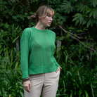 Lothlorian - Cotton & Merino Lax Jumper (CM108)Kelly Green