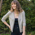 Lothlorian - Cotton & Merino Flo Cardigan (CM101) in Sand