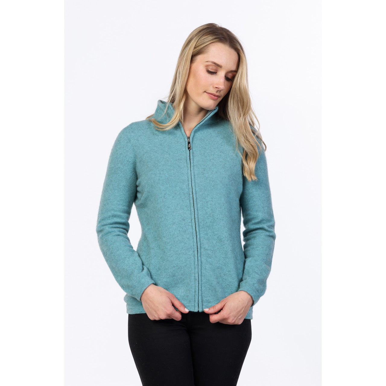 Native World - Merino & Possum Full Zip Jacket (NB485)Topaz