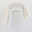 Dove colour Mohair blanket throws