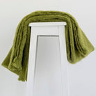 Fern colour Mohair blanket throws
