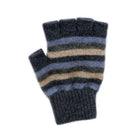 Fingerless gloves in colour Denim