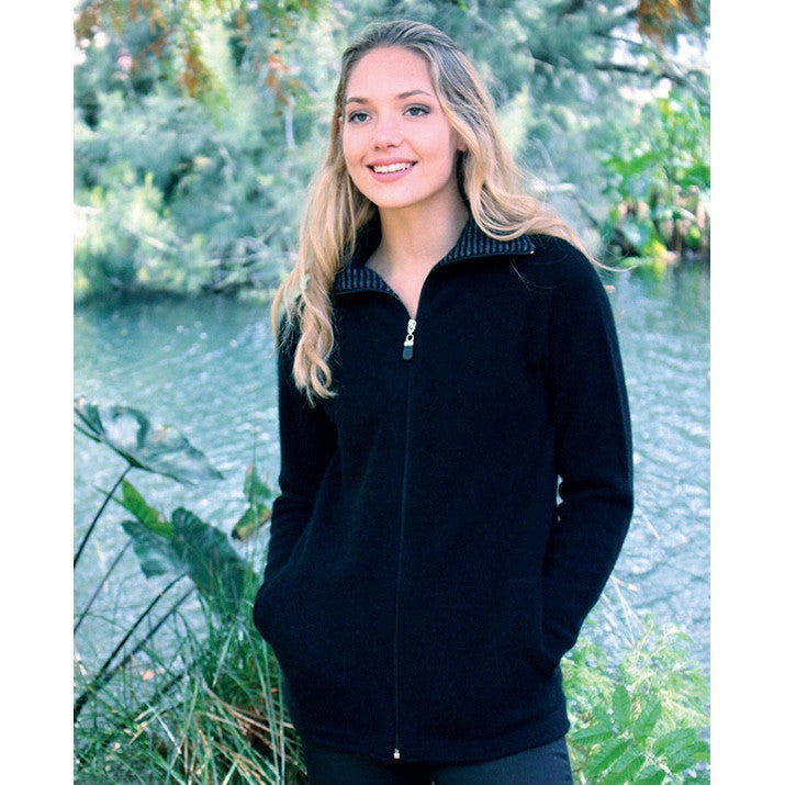 Lothlorian - Striped Collar Jacket (9831)Black