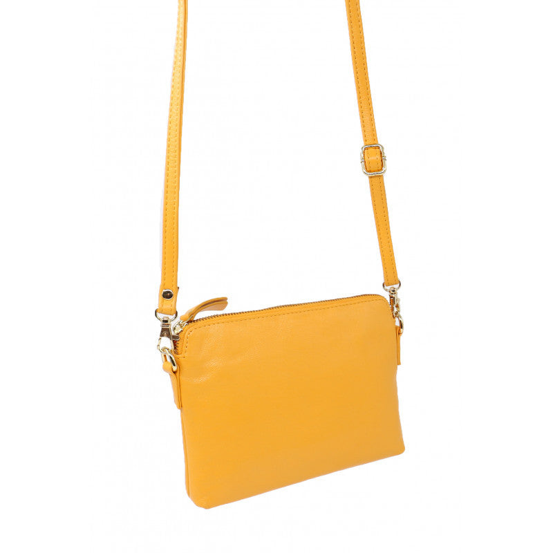 Baron - Leather Mini Handbag (2544)Yellow