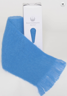 Alpaca scarf in colour Blue