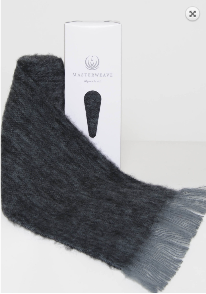 Grey/Black Marl colour scarf loose