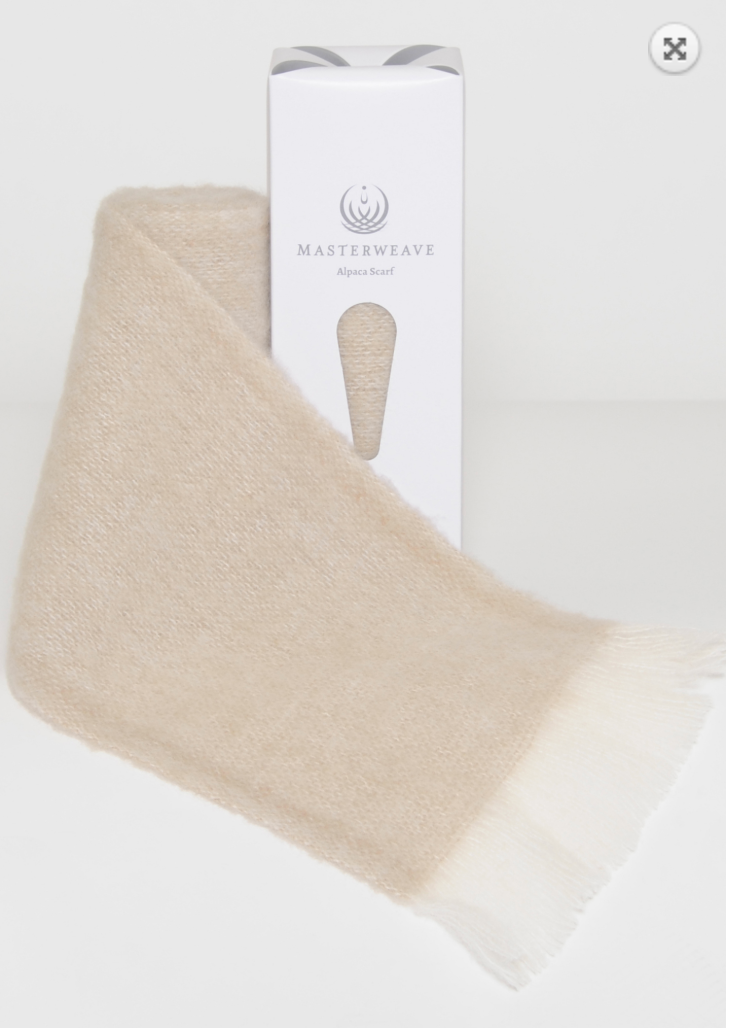Sand colour scarf loose