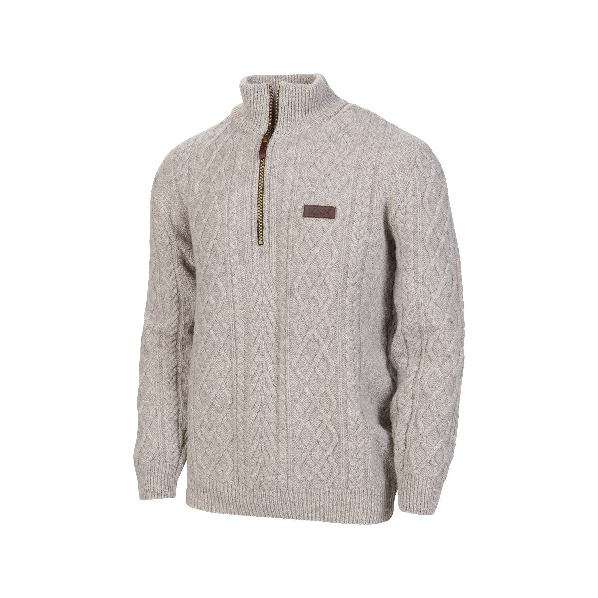 MKM Originals - Highland Half Zip (MS1810)Natural