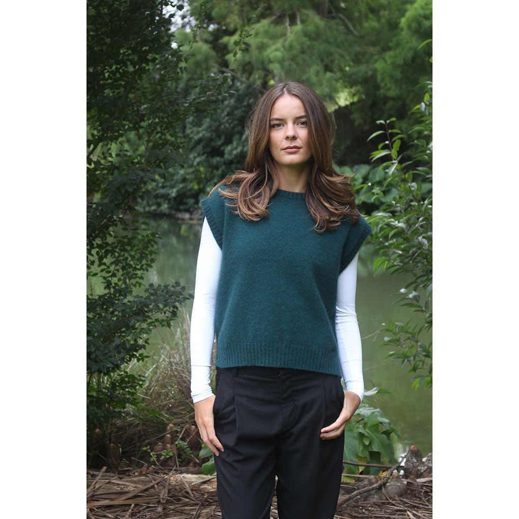 Lothlorian - Merino & Possum Serene Vest (9788)Tasman