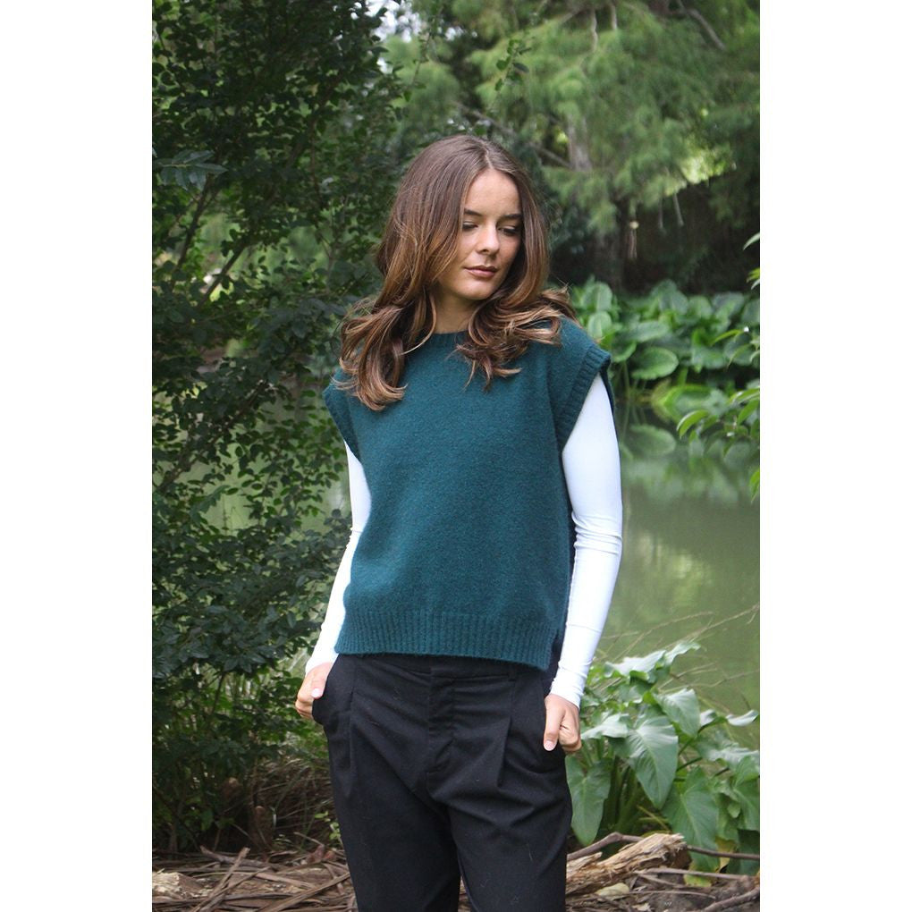 Lothlorian - Merino & Possum Serene Vest (9788)Tasman