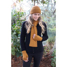 Lothlorian - Merino & Possum Loop Scarf (9908)Gold