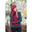 Lothlorian - Merino & Possum Loop Scarf (9908)Raspberry