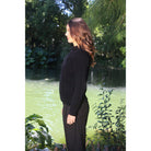 Lothlorian - Rib Detail Jacket with Pockets (9975)Black