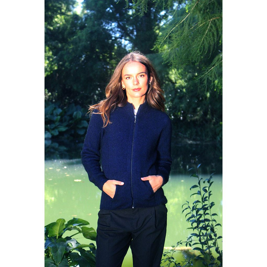 Lothlorian - Rib Detail Jacket with Pockets (9975)Midnight
