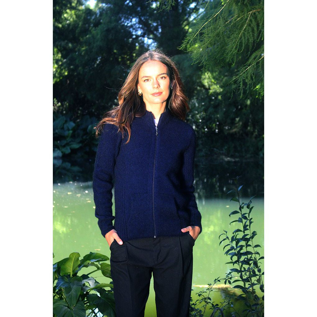 Lothlorian - Rib Detail Jacket with Pockets (9975)Midnight