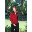 Lothlorian - Rib Detail Jacket with Pockets (9975)Red
