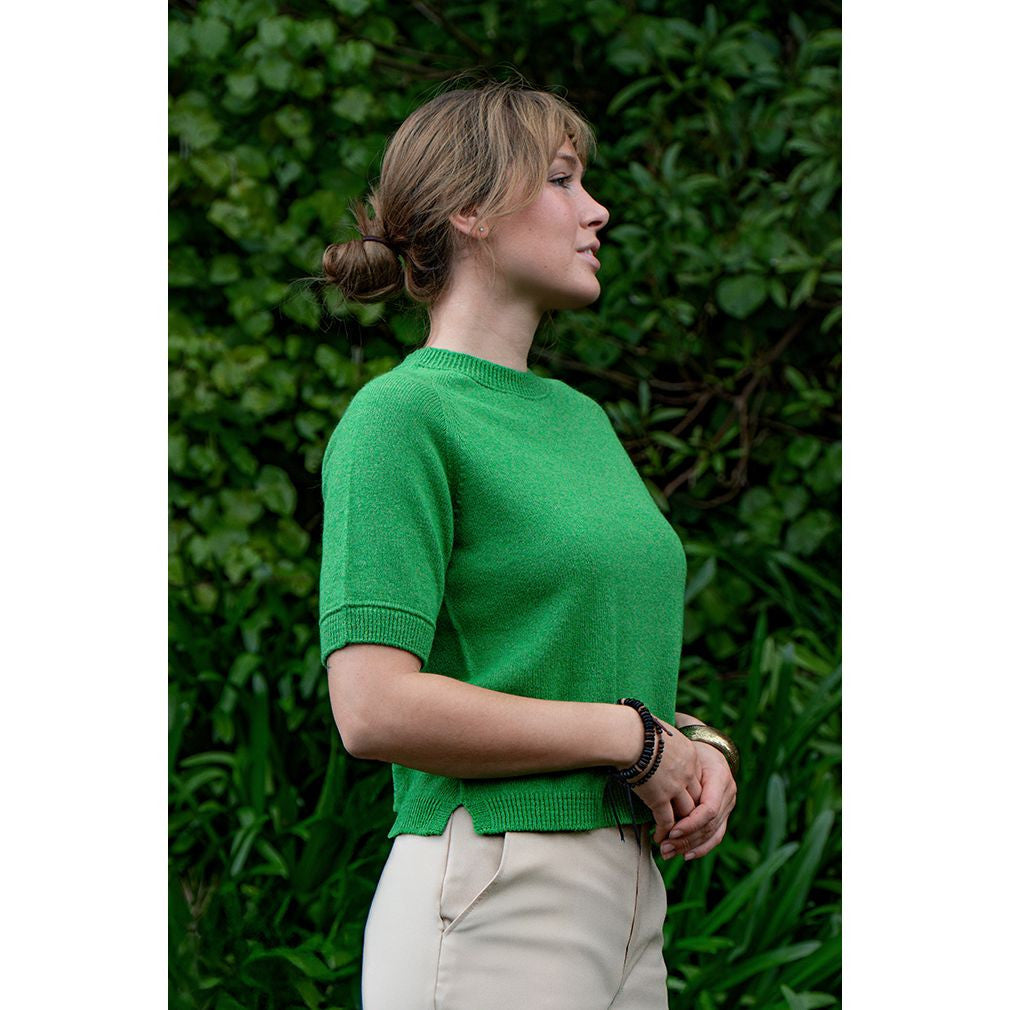 Lothlorian - Cotton & Merino Hansa Tee (CM106)Kelly Green