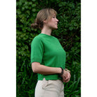 Lothlorian - Cotton & Merino Hansa Tee (CM106)Kelly Green