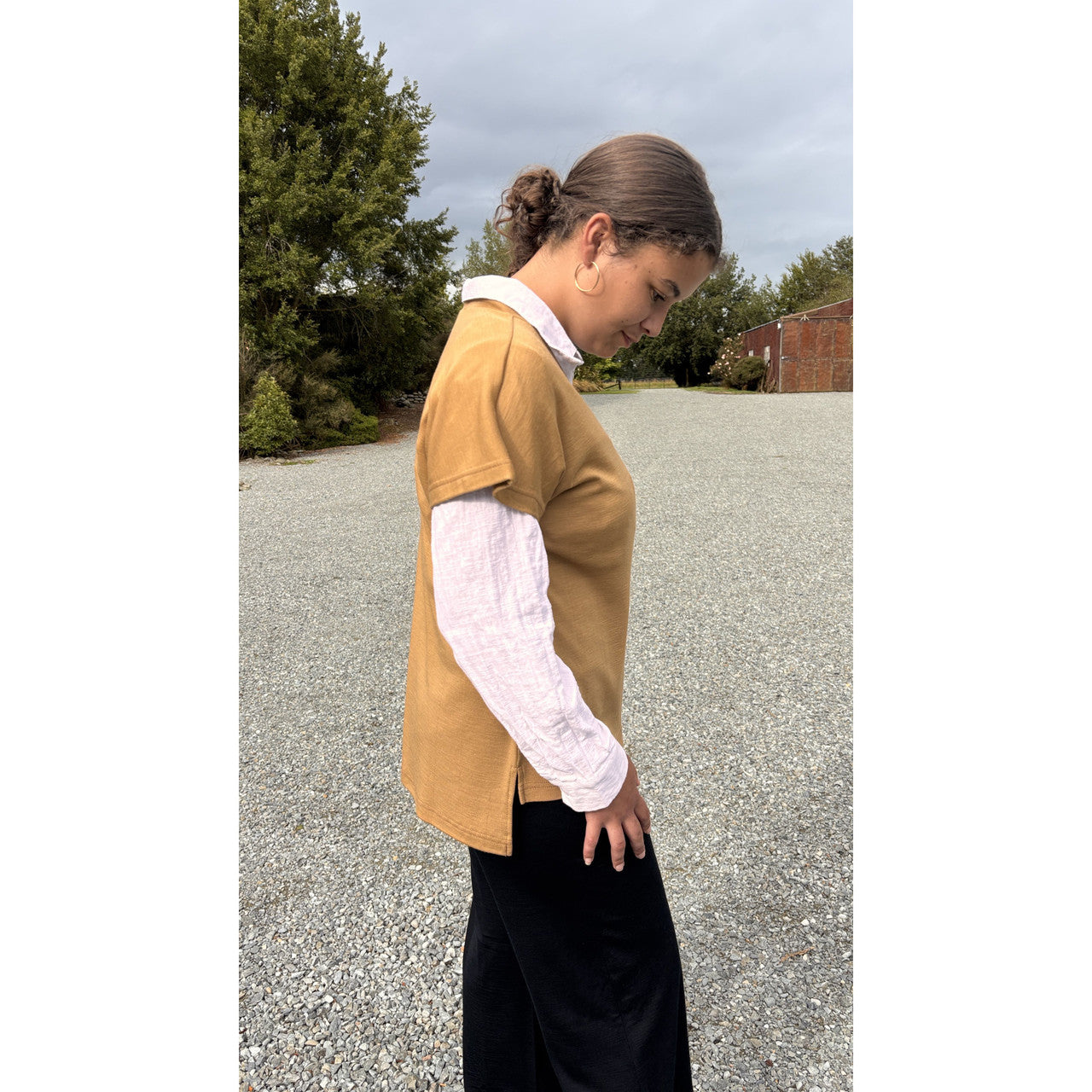 Bay Road Merino - Sonnet Tee (BR896)Caramel